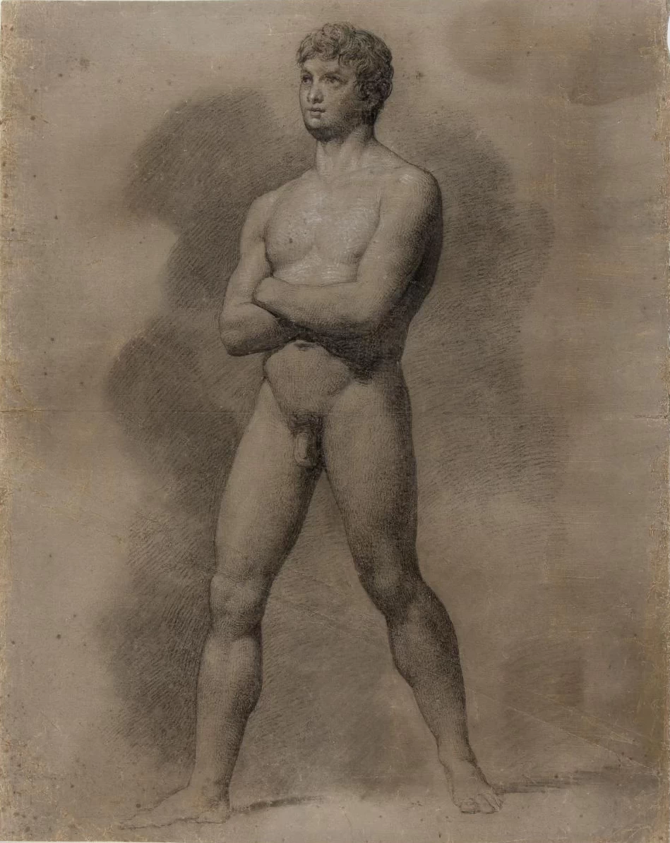 Studio di uomo nudo